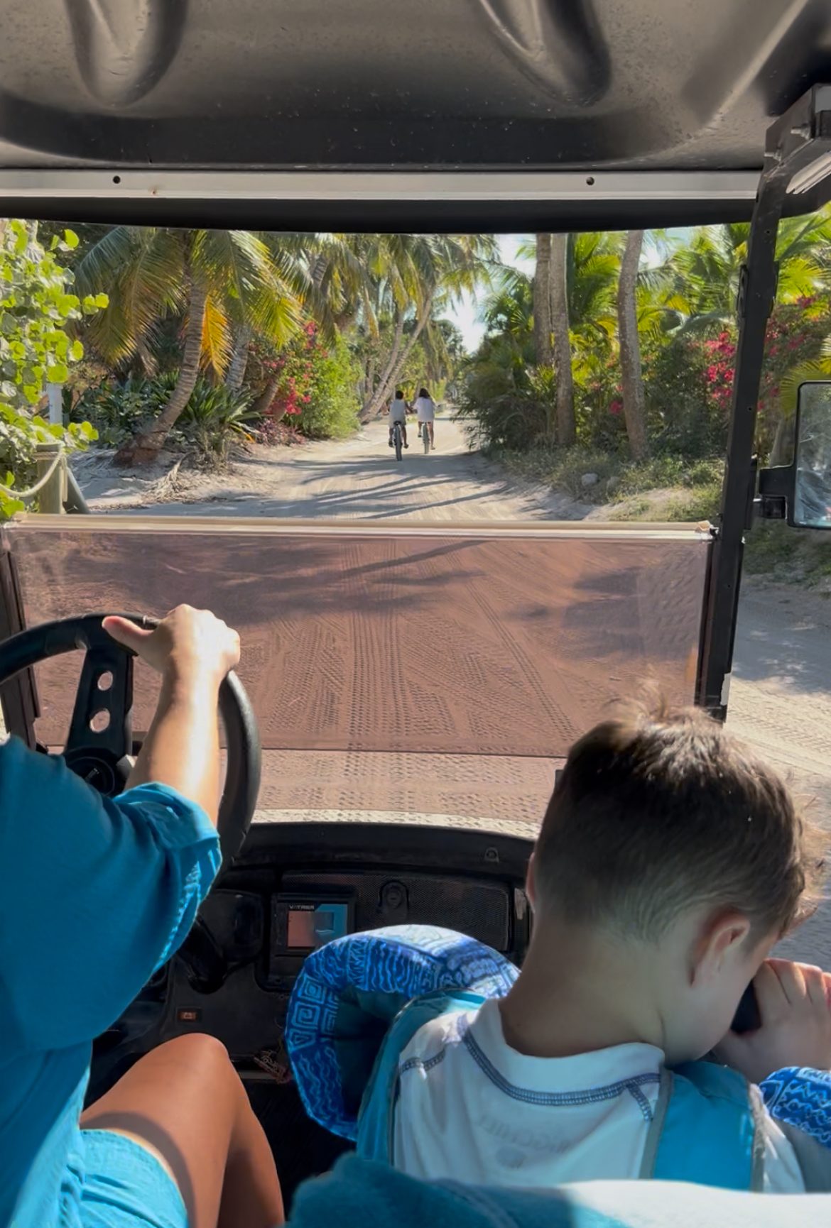 Golf cart cruising